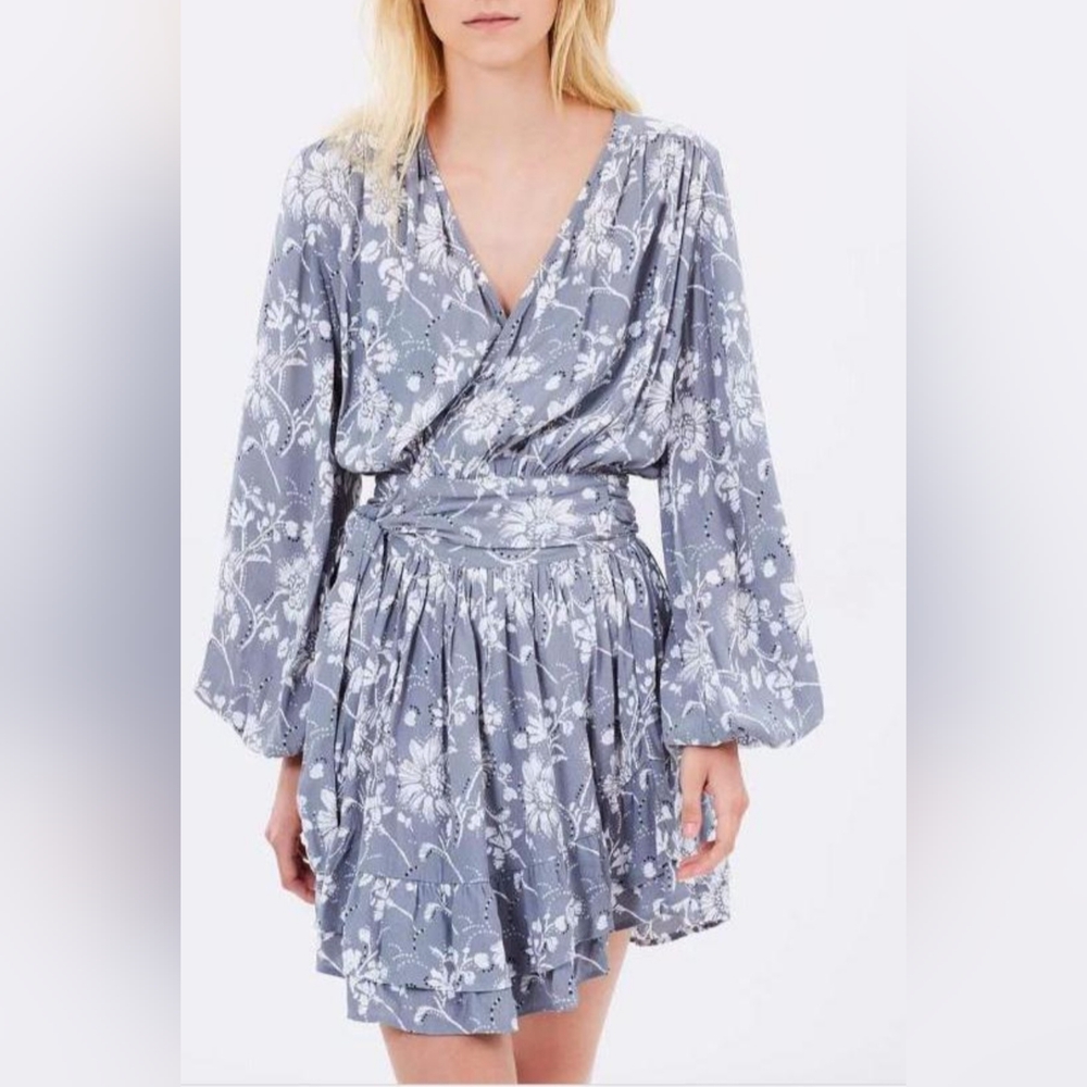 Steele Wildflower Wrap Dress. Size L.